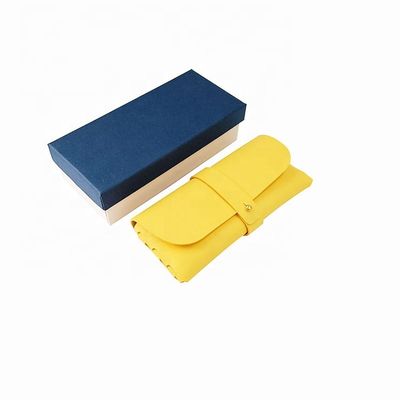 Durable Soft Leather Spectacle Cases And Paper Box For Girls  Scratchproof