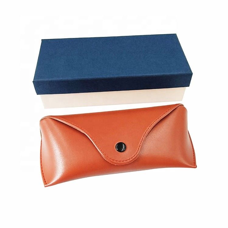 Durable Soft Leather Spectacle Cases And Paper Box For Girls  Scratchproof